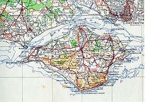 IsleofWightmap 1945
