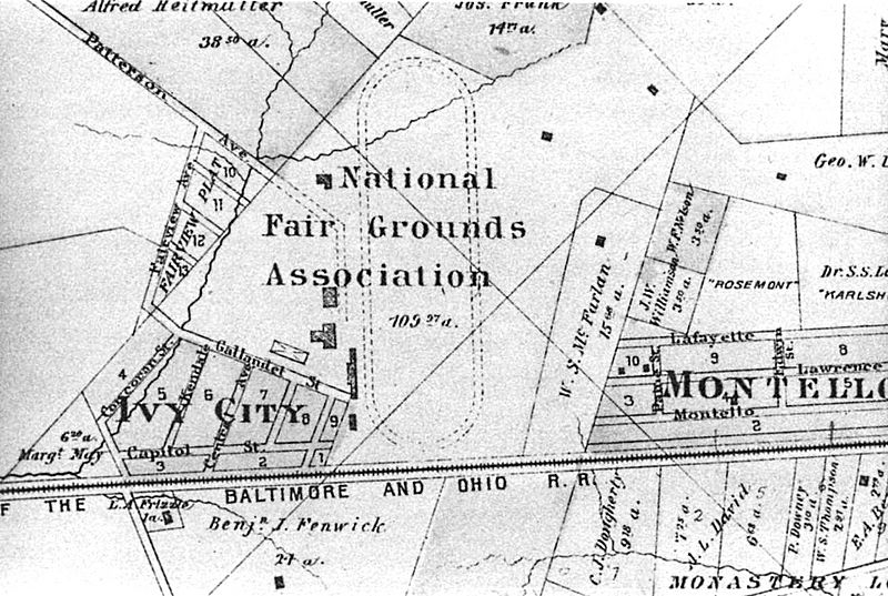 Ivy City 1887 Hopkins map