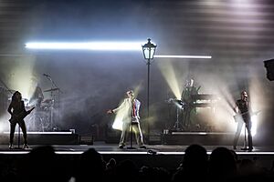 Karin Dreijer performing as Fever Ray in 2023