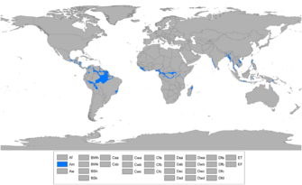 Koppen World Map Am