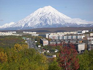 Koryaksky volcano Petropavlovsk-Kamchatsky oct-2005