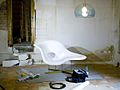 La Chaise by Charles and Ray Eames and FLY by Ferruccio Laviani
