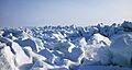 Laptev sea ice hummocks