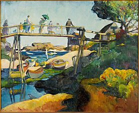 Leon Kroll - The Gay Bridge - Google Art Project