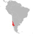 Liolaemus lemniscatus distribution