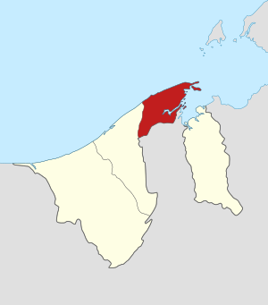 Locator map Brunei-Muara in Brunei.svg