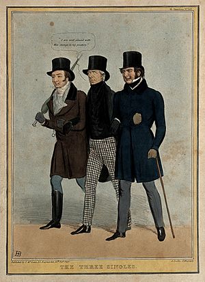 Lord Ellenborough, Lord Brougham and the Earl of Mansfield w Wellcome V0050239