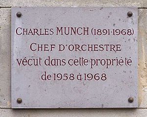 Louveciennes Plaque Munch