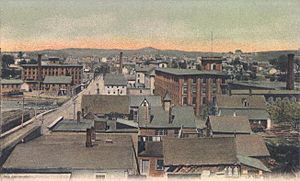 Madison Mills & Bird's-eye View of Anson, ME