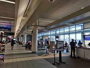 Manchester-Boston Airport departure gates 2