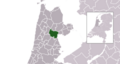 Map - NL - Municipality code 1598 (2009)