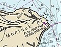 Montauk Lighthouse on NOAA chart