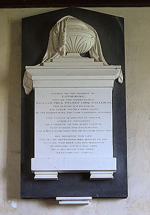 Monument to Catherine Pole-Tylney-Long-Wellesley - church of St James, Draycot Cerne (geograph 2823916)