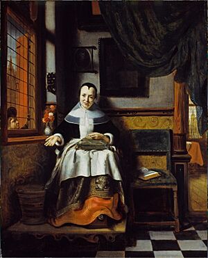 Nicolaes Maes - The virtuous woman
