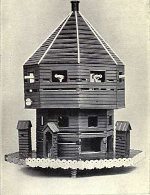 Norman Cross block house model