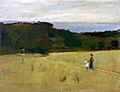 Norman Garstin - Alethea And Her Mother 1898