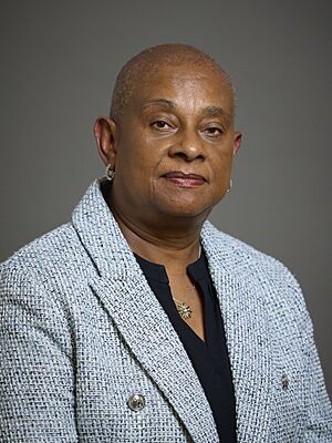 Official portrait of Baroness Lawrence of Clarendon crop 2, 2025.jpg