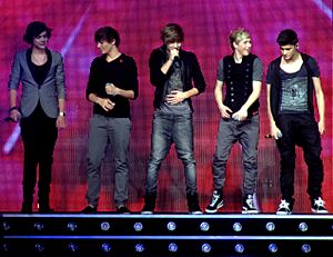 One Direction X Factor Live Glasgow 2 (cropped)