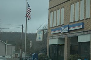 The Masonic lodge and post office in Osceola Mills