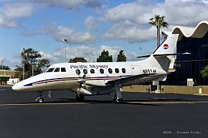 Pacific Skyway Jetstream 31 N653JX-SMX-Feb2000