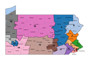 Pennsylvania Congressional Districts, 118th Congress