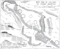 Plan of later fort at Caer Seion