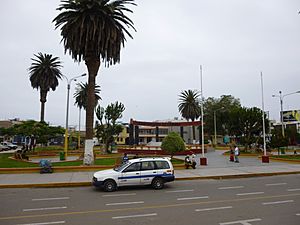 Main plaza of Camaná