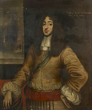 Portrait of John Tufton (1609–1664), 2nd Earl of Thanet painted by John Michael Wright (1617-1694) held by the Abbot Hall Art Gallery