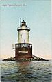 PostcardStamfordCTLighthouse1912