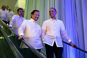 Pres. Obama and HM Bolkiah APEC 2015