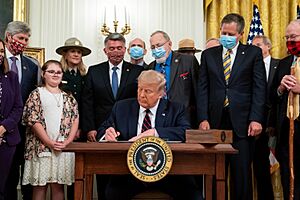 President Trump Signs the Great American Outdoors Act (50189421717)