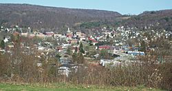 Ridgway from Elk County Country Club, April 2010