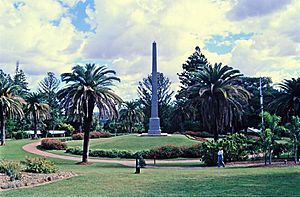 Rockhampton War Memorial (1997) in the Rockhampton Botanic Gardens