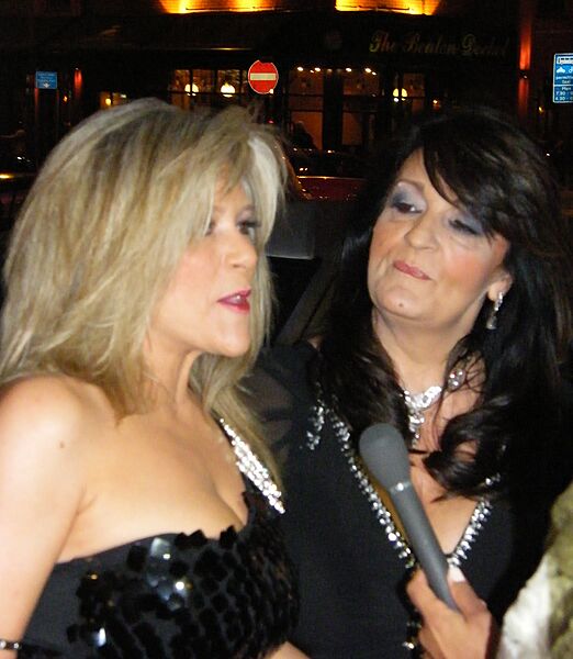 Samantha Fox and partner
