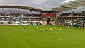 Samba boys kick off the match in Tallinn