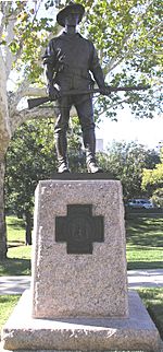 Spanish War Veterans monument in front of Texas State Capitol.JPG