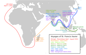 St. Francis Xavier - Asia Voyages