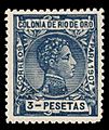 Stamp Rio de Oro 1907 Alphonso XIII 3c