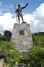 Statue of Cacique Jumacao (Humacao, Puerto Rico)