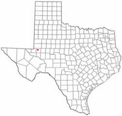 Location of Goldsmith, Texas