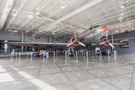 The Flagship Knoxville, a fully restored DC-3 aircraft at the American Airlines C.R. Smith Museum on the campus of the American Airlines Flight Academy, at the southern end of DFW International LCCN2015630847