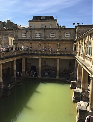 The Great Bath of the Roman Baths at Bath