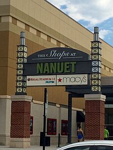 The Shops at Nanuet sign