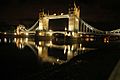 The Tower Bridge, London in the night 1