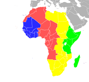 Time Zones of Africa