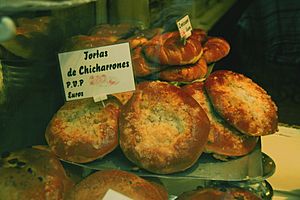 Tortas de chicharrones -Madrid (El Pozo)