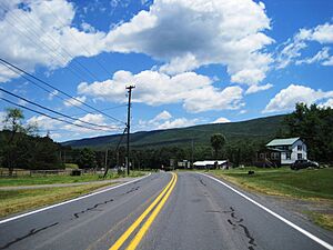 US 522 northbound in Wagner
