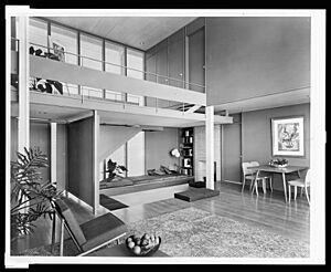 Umbrella House - Interior (Paul Rudolph, FAIA)