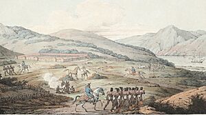 Victor Adam after Louis Choris - Vue du Presidio san Francisco, 1822 (cropped)
