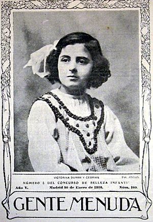 Victorina Durán Gente-menuda-30-de-enero-de-1910-1